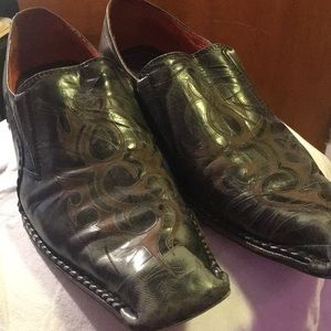 Robert Wayne "Beam" Rust leather loafer